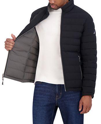 Nautica Quilted Reversible Jacket Black - Hajjar's Big & Tall Mens Clothing