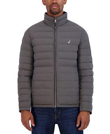 Nautica Quilted Reversible Jacket Black - Hajjar's Big & Tall Mens Clothing