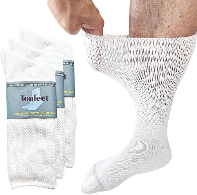 Extra Wide Athletic Socks By Toufeet