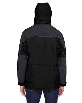 North End 3-in-1 Two-Tone Parka Black - Hajjar's Big & Tall Mens Clothing