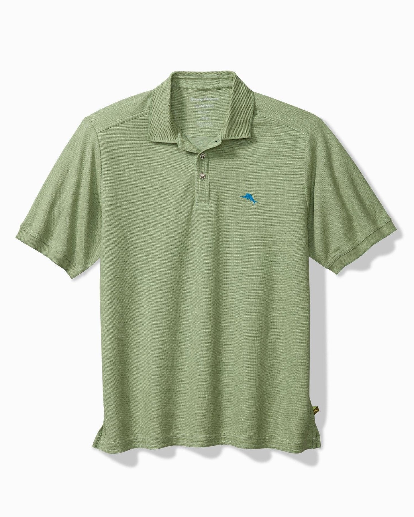 Tommy Bahama Emfielder IslandZone Polo Grass - Hajjar's Big & Tall Mens Clothing