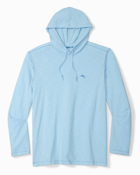 Tommy Bahama Bali Beach Long-Sleeve Hoodie Chambray Blue