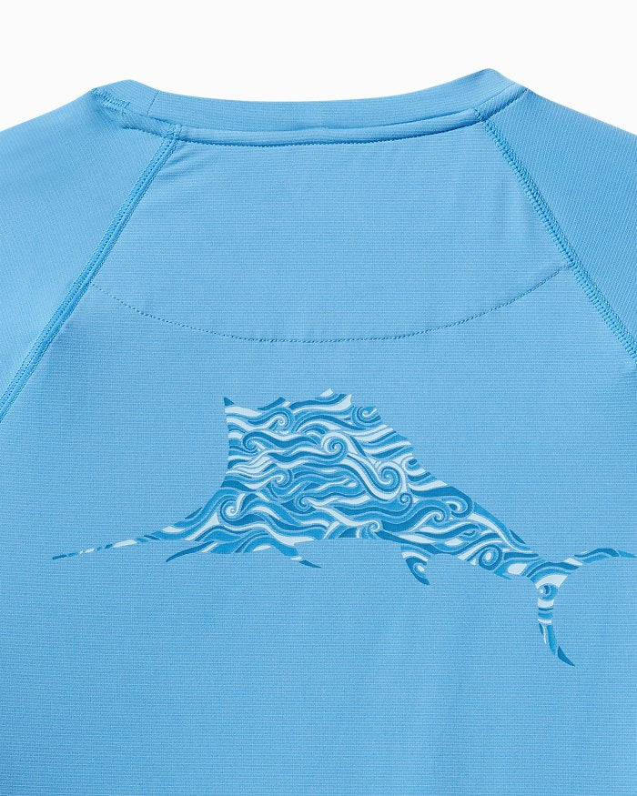 Tommy Bahama Chill Time Surf IslandZone® Rash Guard Infinity Pool