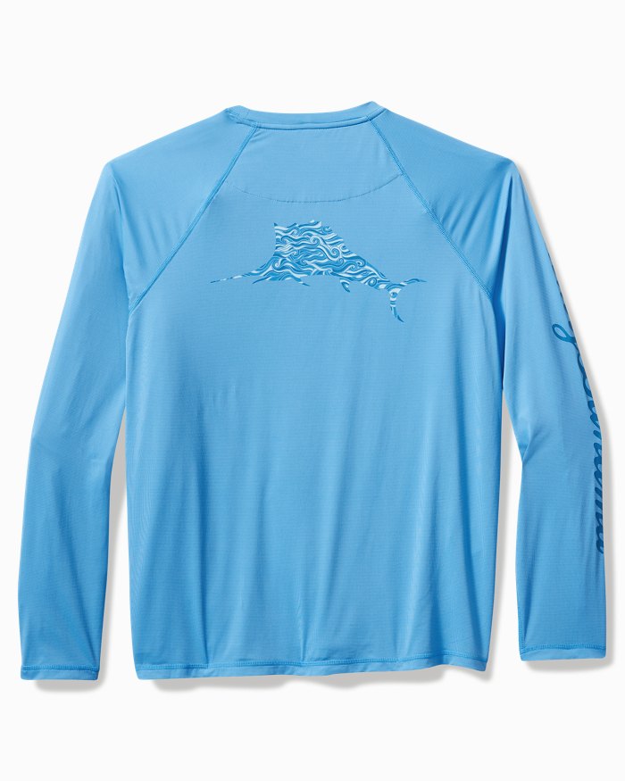Tommy Bahama Chill Time Surf IslandZone® Rash Guard Infinity Pool