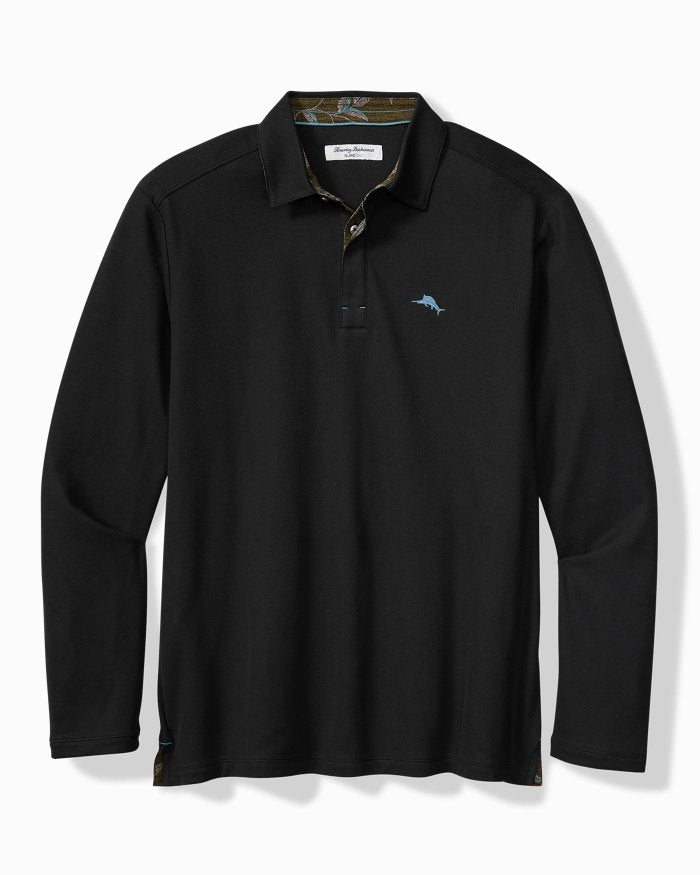 Tommy Bahama Vintage Vines Five O'Clock IslandZone® Polo Black