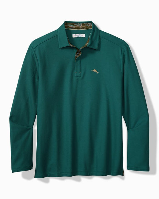 Tommy Bahama Vintage Vines Five O'Clock IslandZone® Polo Deep Sea Teal
