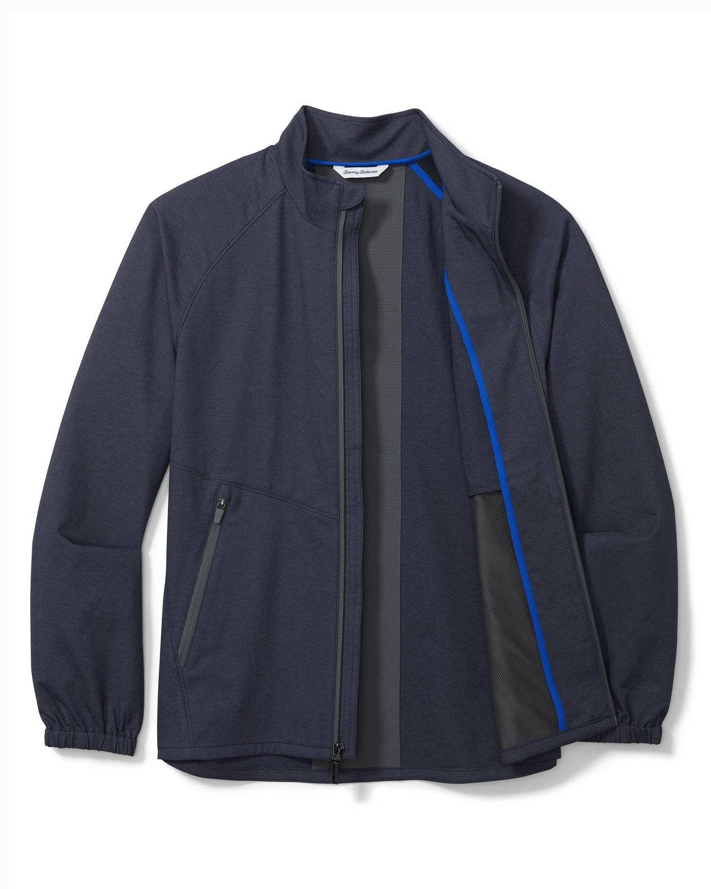 Tommy Bahama On Par Pro Jacket Belmont Blue - Hajjar's Big & Tall Mens Clothing
