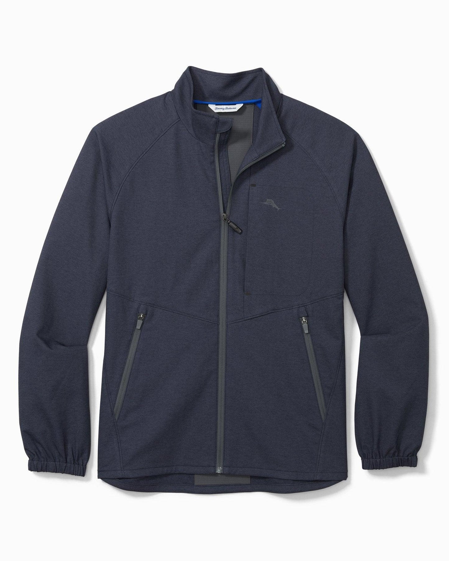 Tommy Bahama On Par Pro Jacket Belmont Blue - Hajjar's Big & Tall Mens Clothing