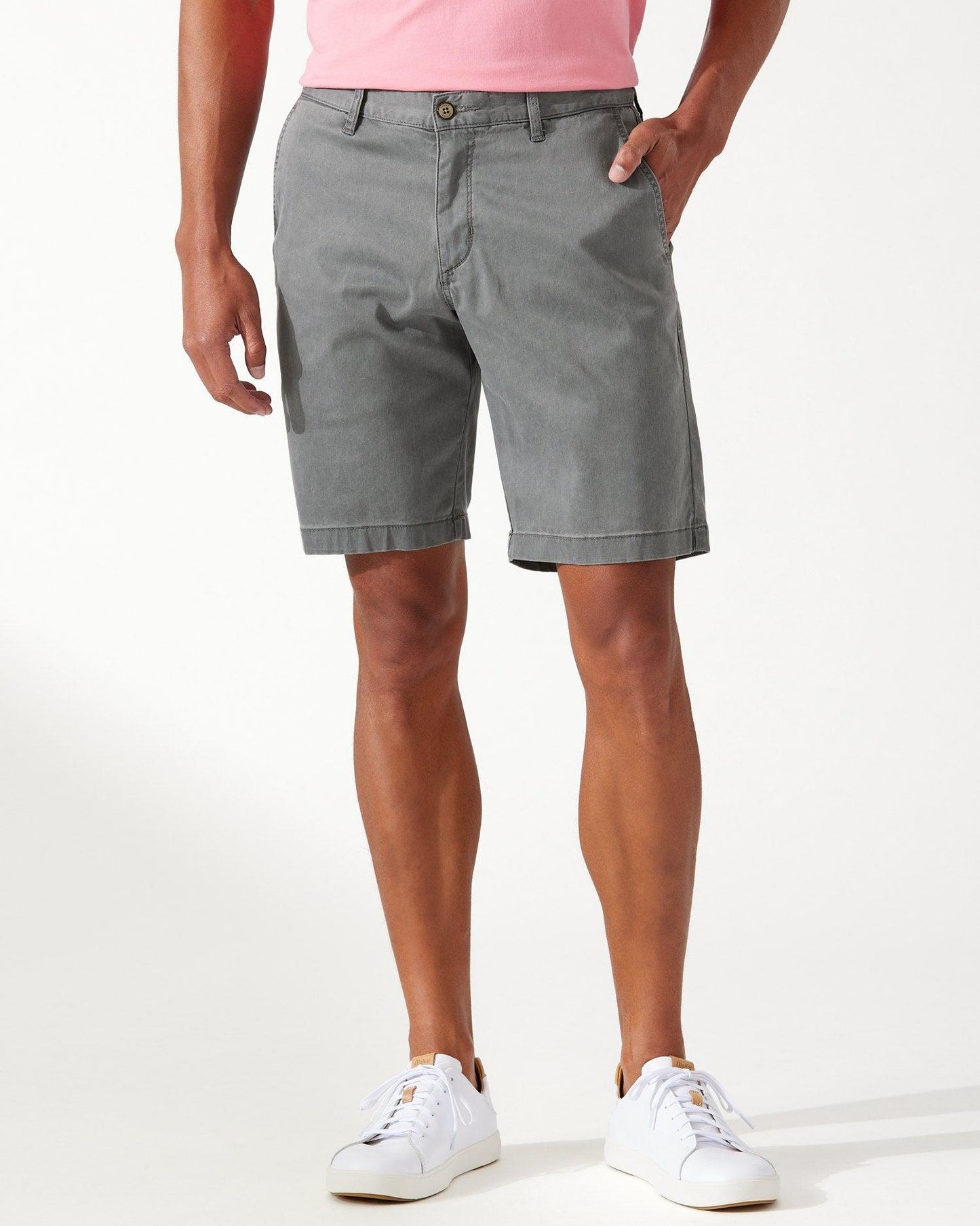 Tommy Bahama Boracay Short Fog Grey - Hajjar's Big & Tall Mens Clothing