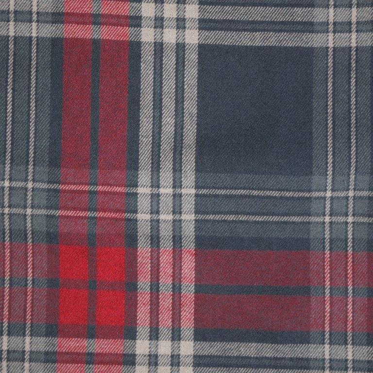 FX Fusion Flannel Button Down Shirt Red Multi Plaid