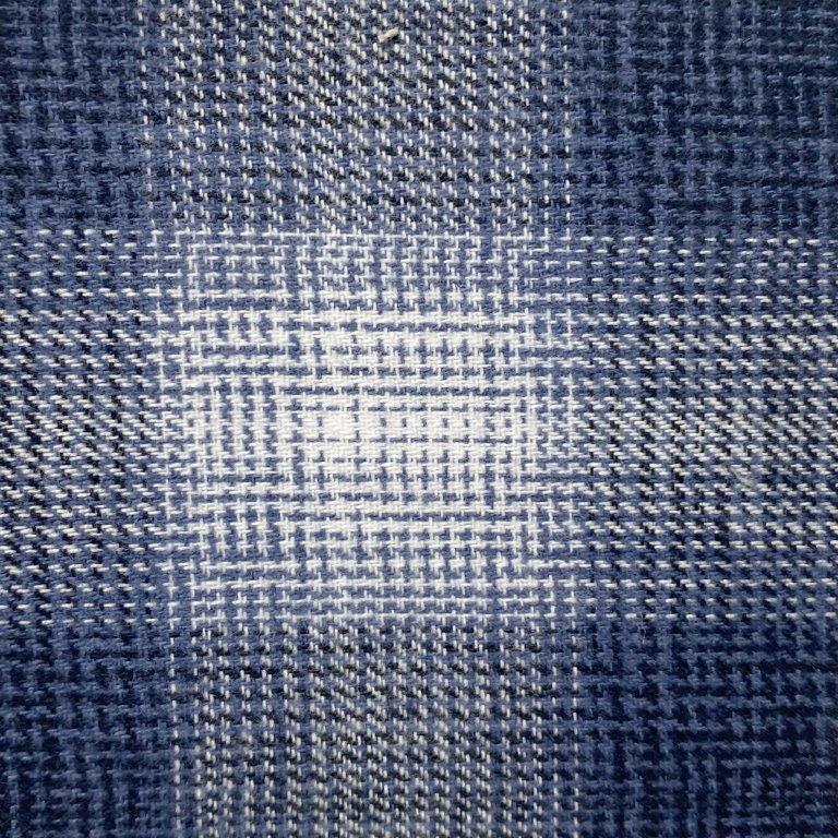 FX Fusion Flannel Button Down Shirt Blue/White Plaid - Hajjar's Big & Tall Mens Clothing