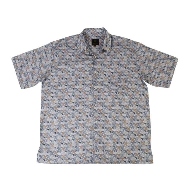 FX Fusion Short Sleeve Cotton Sport Shirt Wind Silver