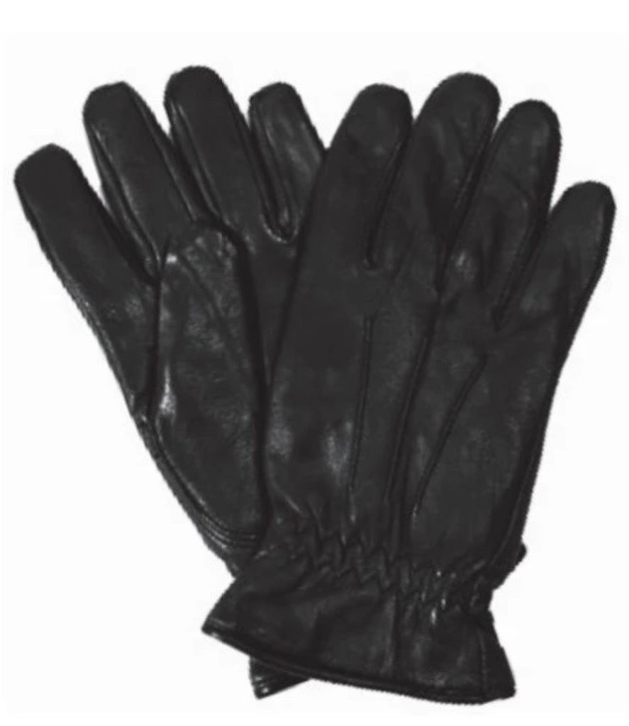 Men’s Dress Deerskin Thinsulate Lined Black Gloves