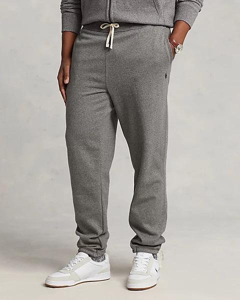 Polo Ralph Lauren Fleece Sweatpants Ash Grey - Hajjar's Big & Tall Mens Clothing