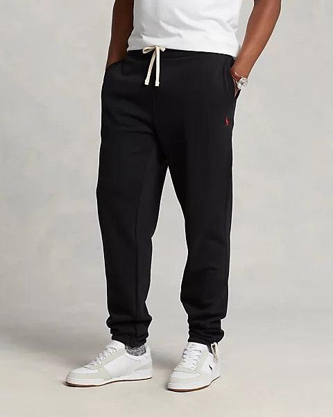 Polo Ralph Lauren Fleece Sweatpants Black - Hajjar's Big & Tall Mens Clothing