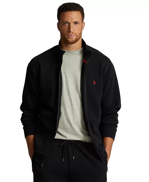 Polo Ralph Lauren Double-Knit Mesh Track Jacket Black