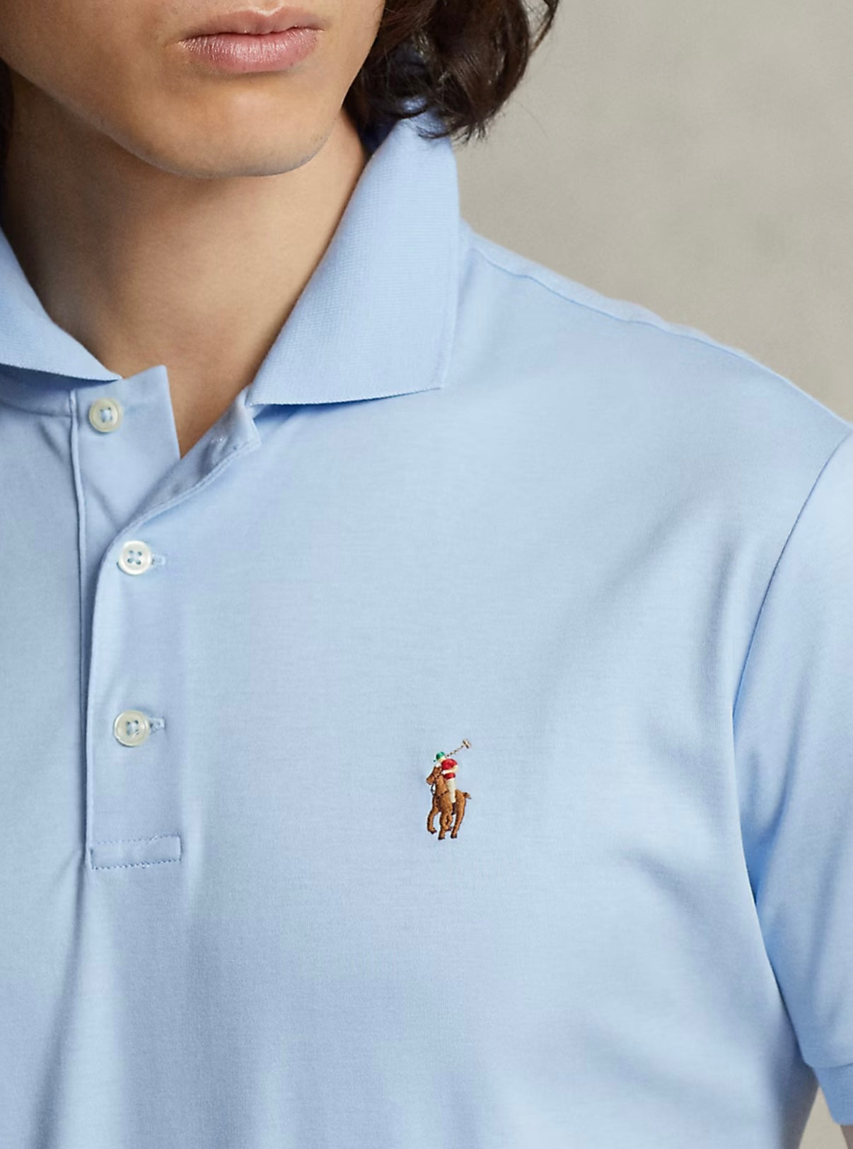 Polo Ralph Lauren Short-Sleeve Soft Touch Polo Office Blue