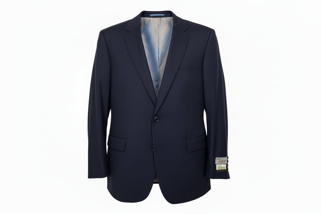 Jean Paul Germain 100% Cashmere Navy Blue Sport Coat