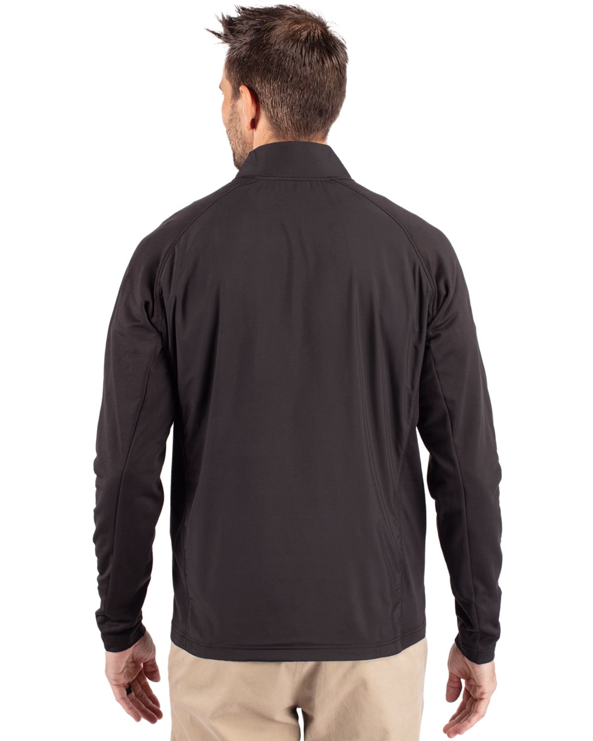 Cutter & Buck Adapt Eco Knit Full Zip Jacket Black
