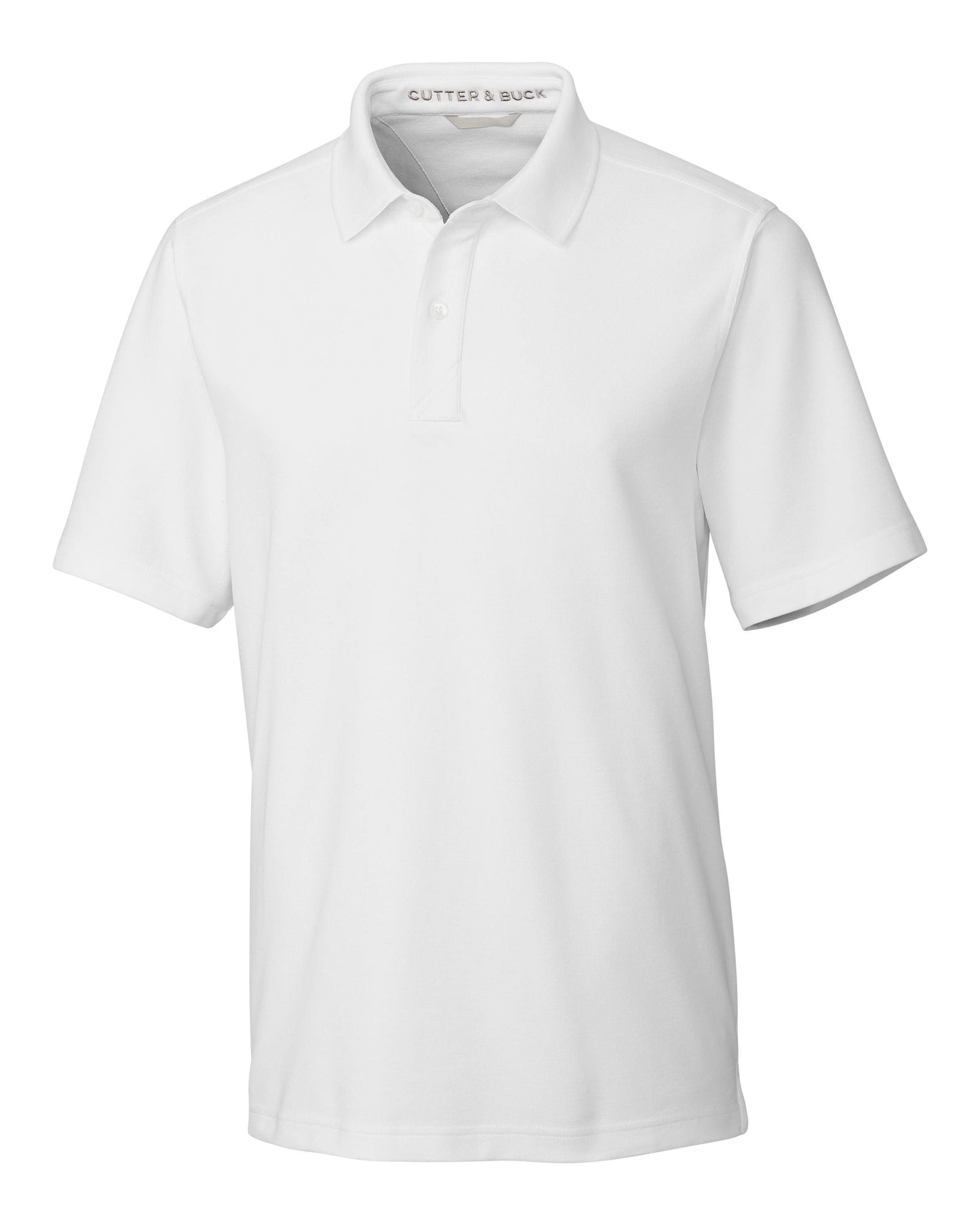 Cutter & Buck Breakthrough Polo White - Hajjar's Big & Tall Mens Clothing