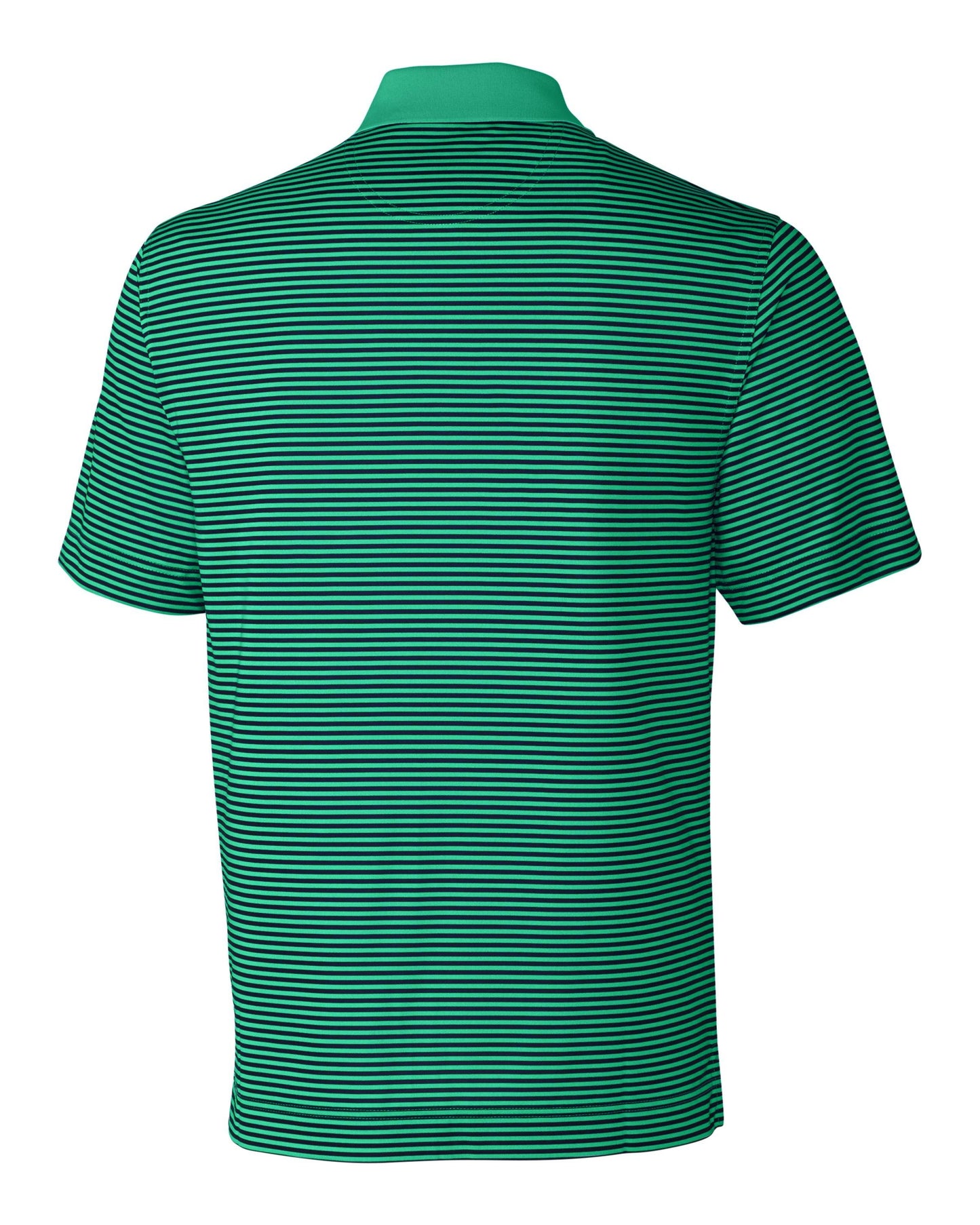Cutter & Buck DryTec Trevor Stripe Green/Black - Hajjar's Big & Tall Mens Clothing