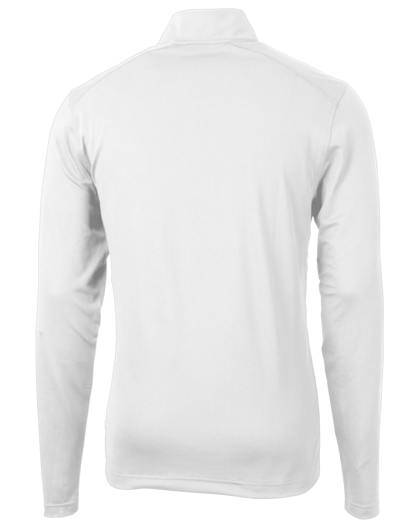 Cutter & Buck Virtue Eco Pique Quarter Zip Pullover White - Hajjar's Big & Tall Mens Clothing