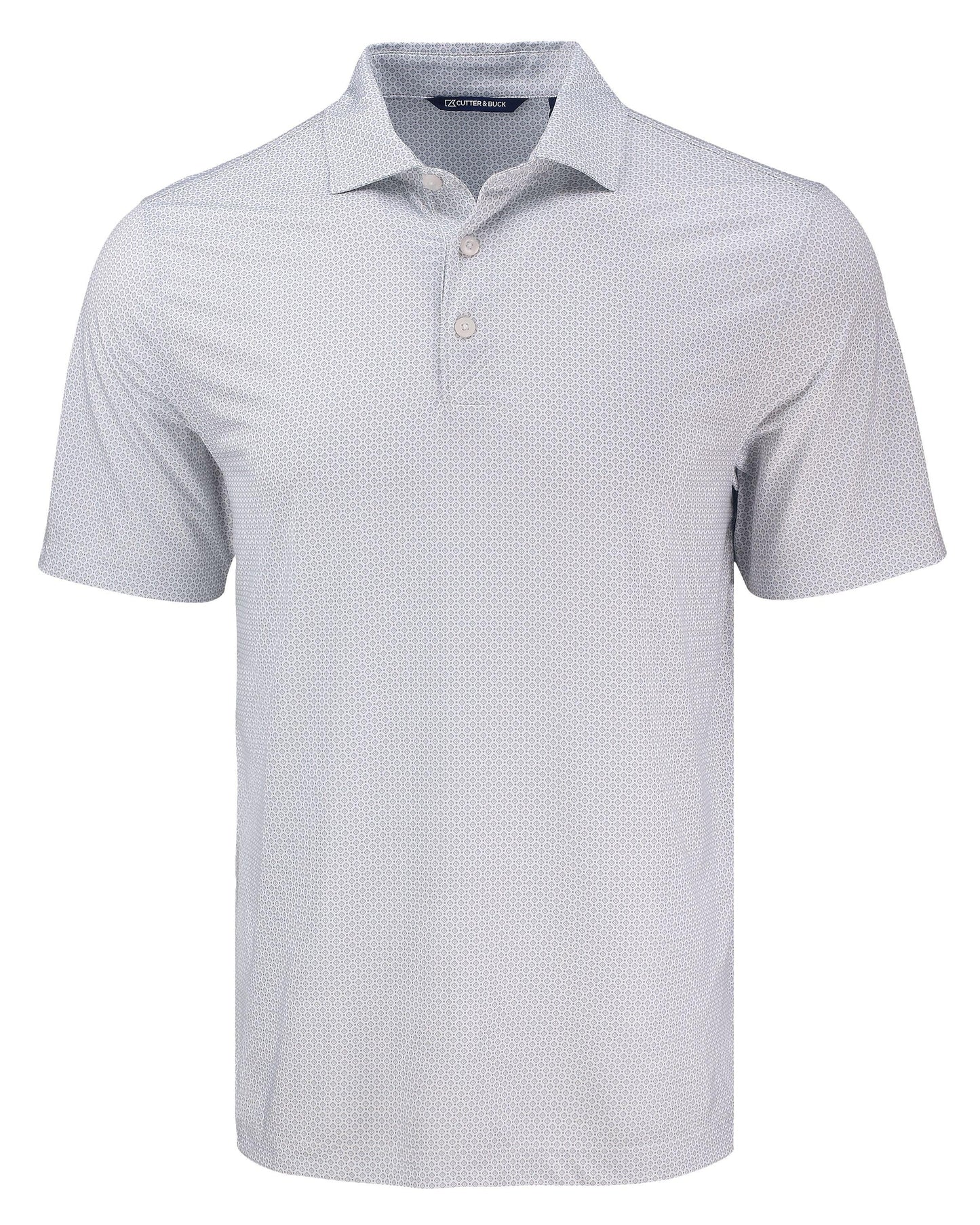 Cutter & Buck Pike Eco Diamond Dot Print Polished - Hajjar's Big & Tall Mens Clothing