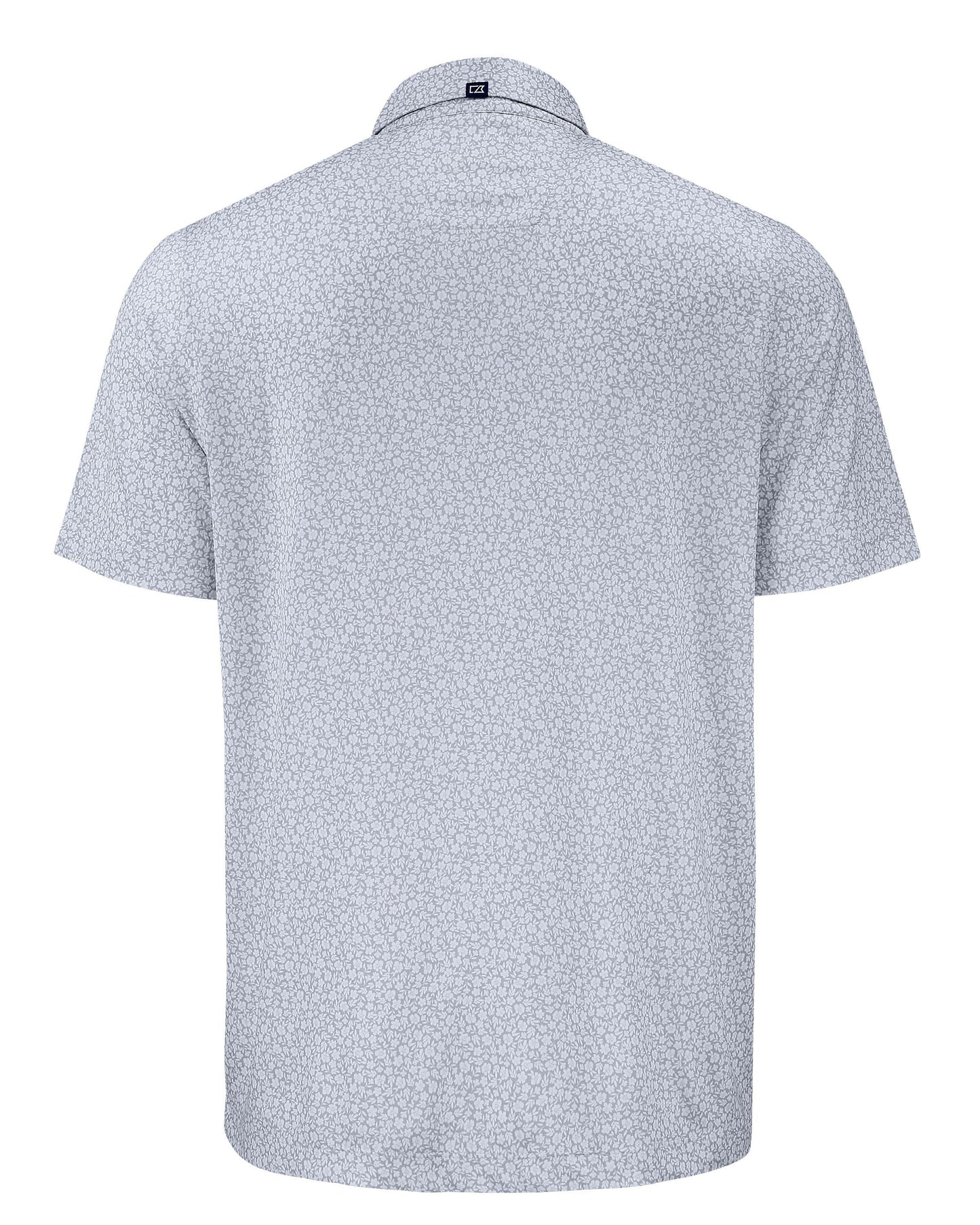 Cutter & Buck Pike Eco Floral Print Polo Polished - Hajjar's Big & Tall Mens Clothing