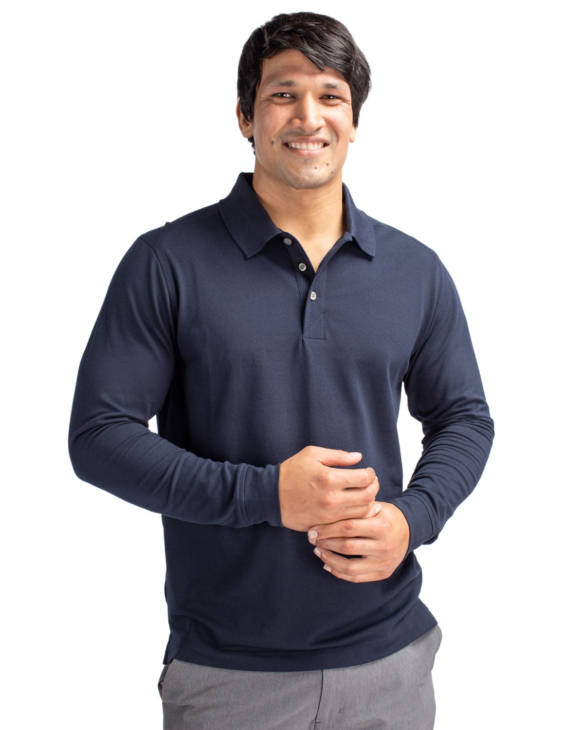 Cutter & Buck Long Sleeve Advantage Polo