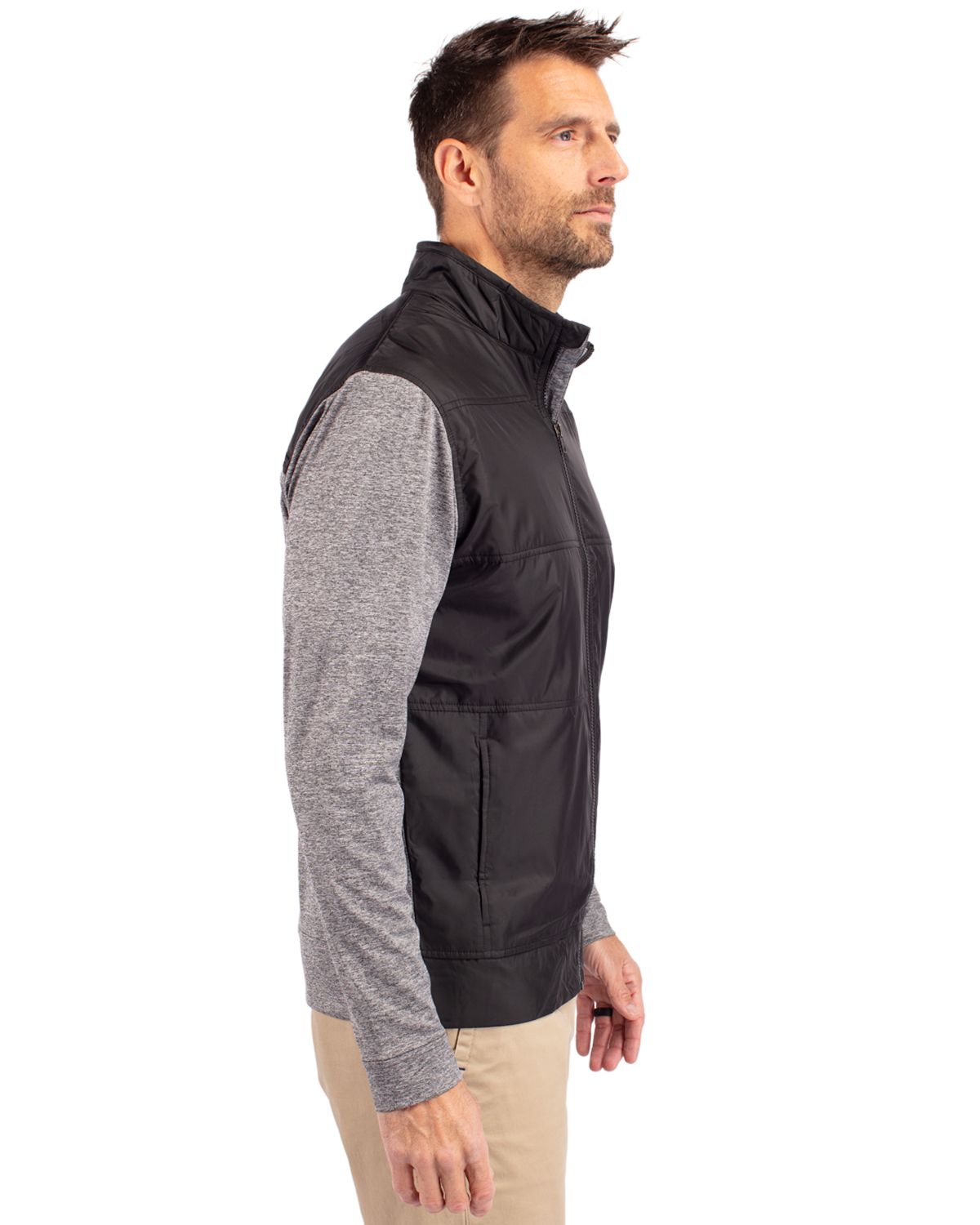 Cutter & Buck Stealth Full Zip Jacket Black