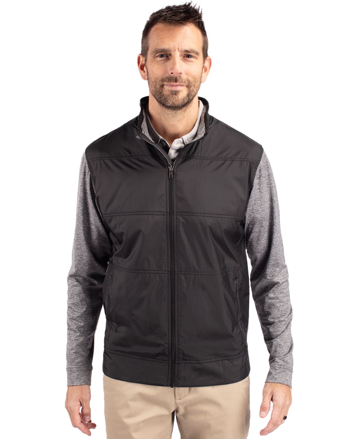 Cutter & Buck Stealth Full Zip Jacket Black