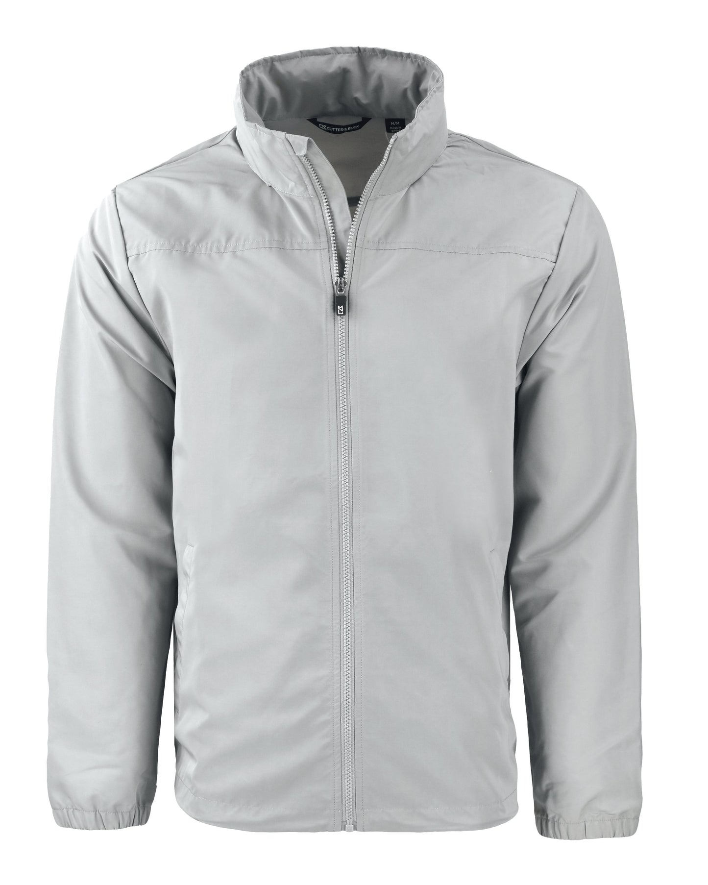 Cutter & Buck Charter Eco Knit Recycled Full-Zip Jacket Polished Grey