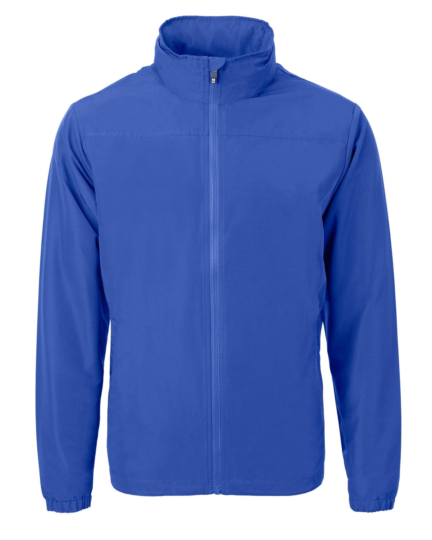 Cutter & Buck Charter Eco Knit Recycled Full-Zip Jacket Tour Blue - Hajjar's Big & Tall Mens Clothing