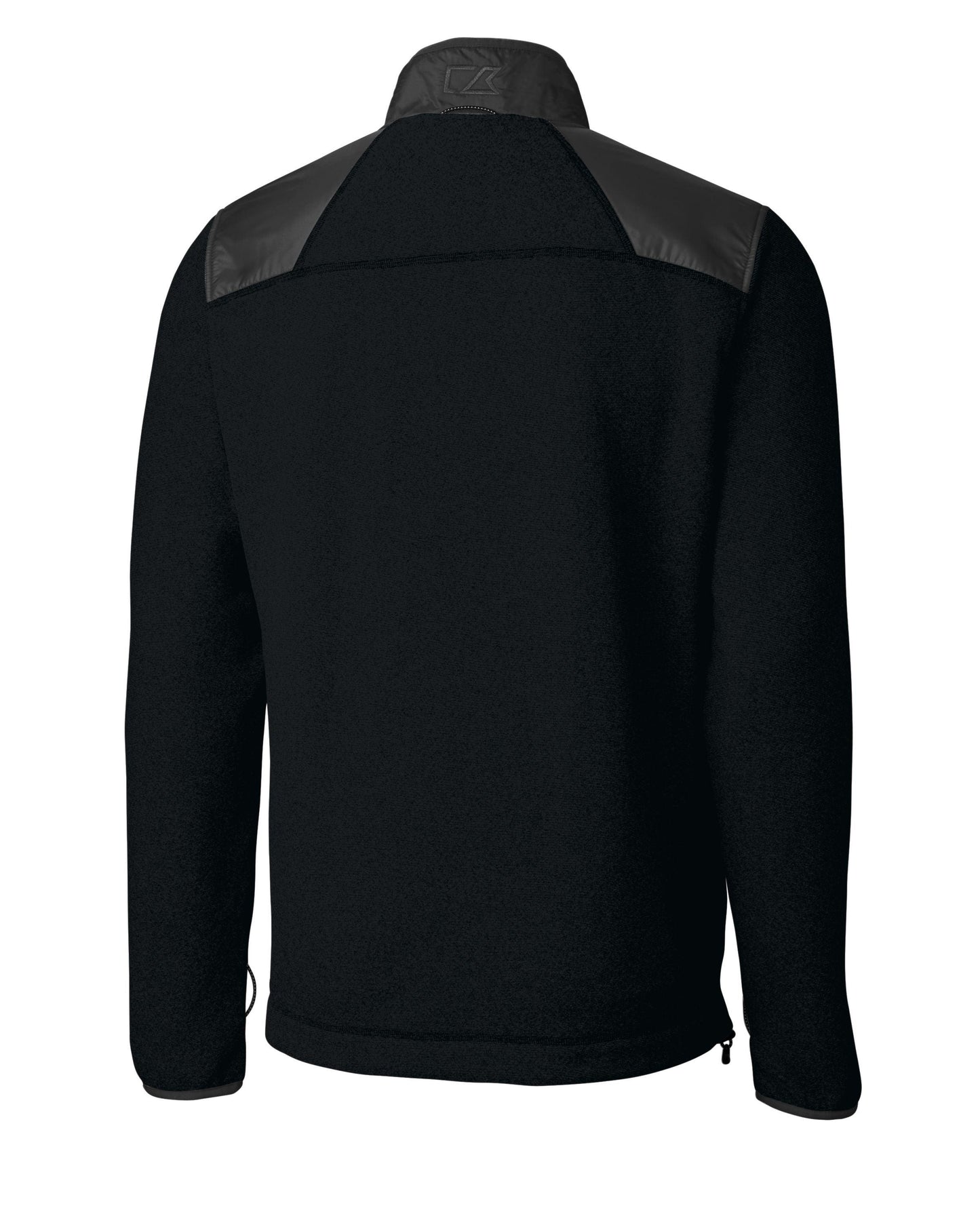 Cutter & Buck Cedar Park Full-Zip Jacket Black - Hajjar's Big & Tall Mens Clothing