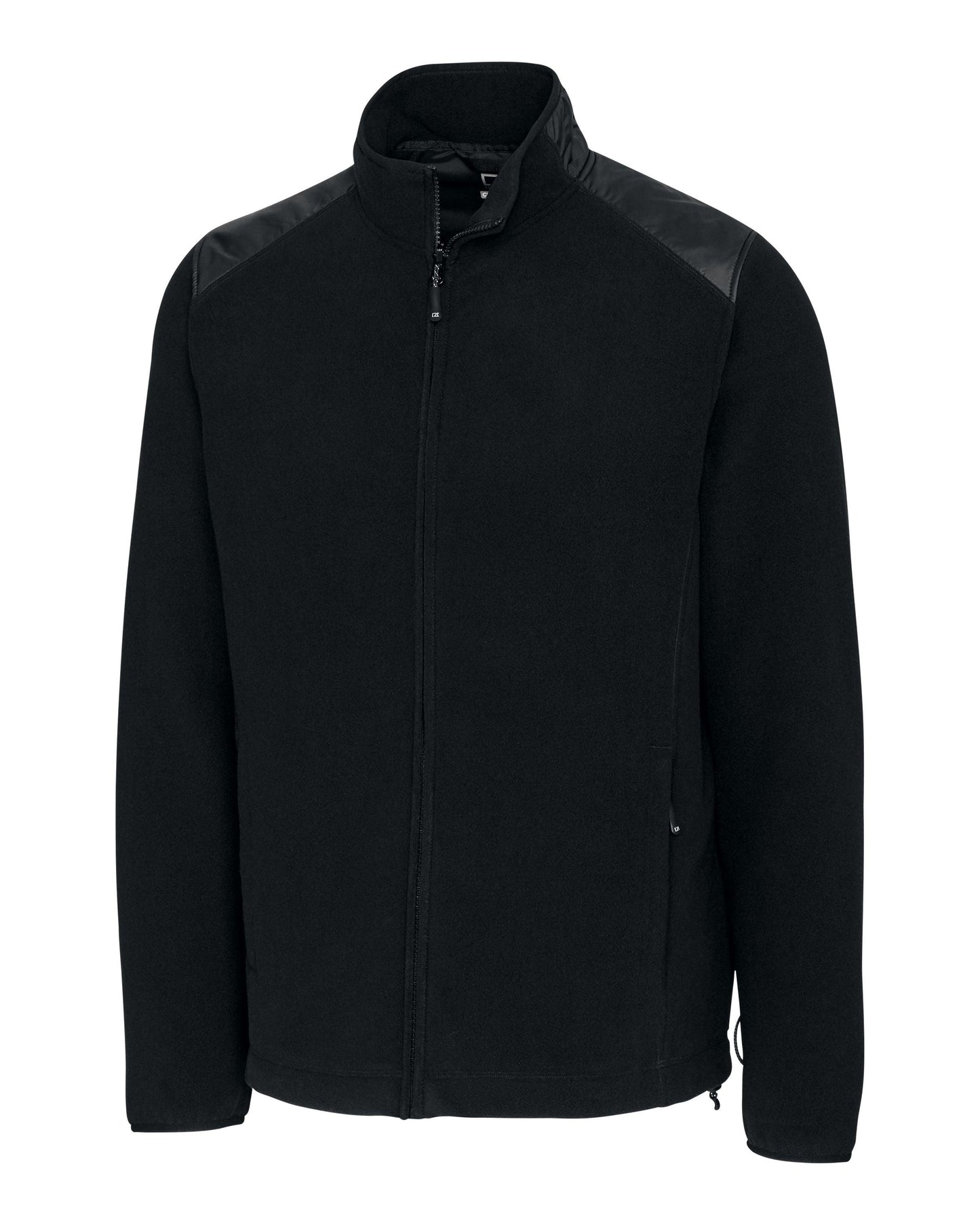 Cutter & Buck Cedar Park Full-Zip Jacket Black - Hajjar's Big & Tall Mens Clothing