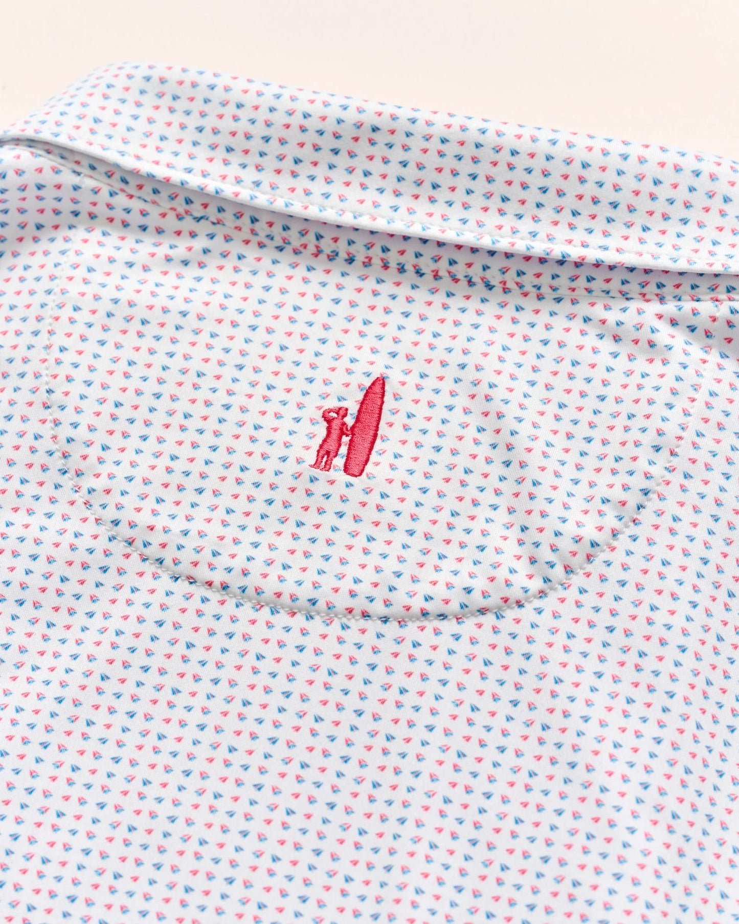 Johnnie-O Performance Jersey Polo Glidey Rouge Red