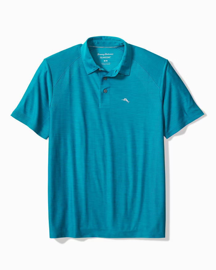 Tommy Bahama Palm Coast IslandZone Pro Polo Voyager Blue