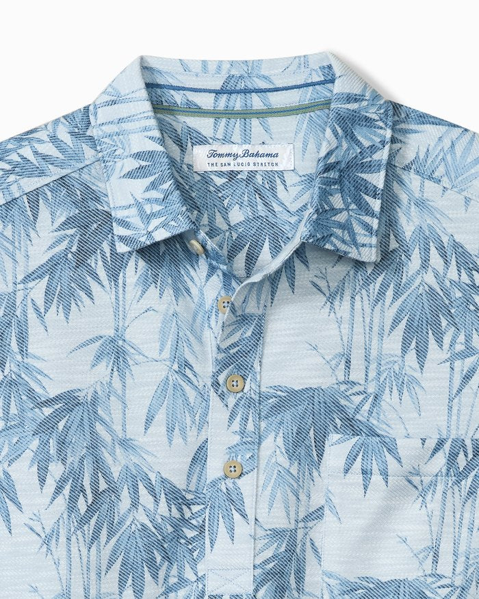 Tommy Bahama San Lucio Tides Bamboo Camp Shirt in Opal Surf