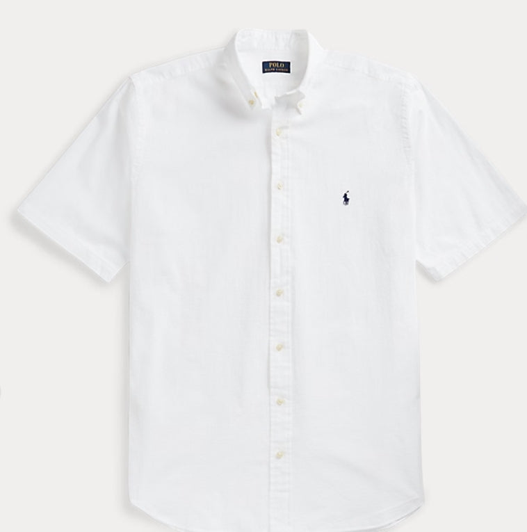 Polo Ralph Lauren Men's Big & Tall Seersucker Shirt - White - Size XLT Polo Ralph Lauren Men's Big & Tall Seersucker Shirt - White - Size XLT