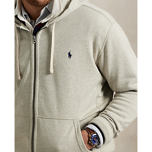 Polo Ralph Lauren Fleece Full Zip Sweatshirt Light Sport Heather
