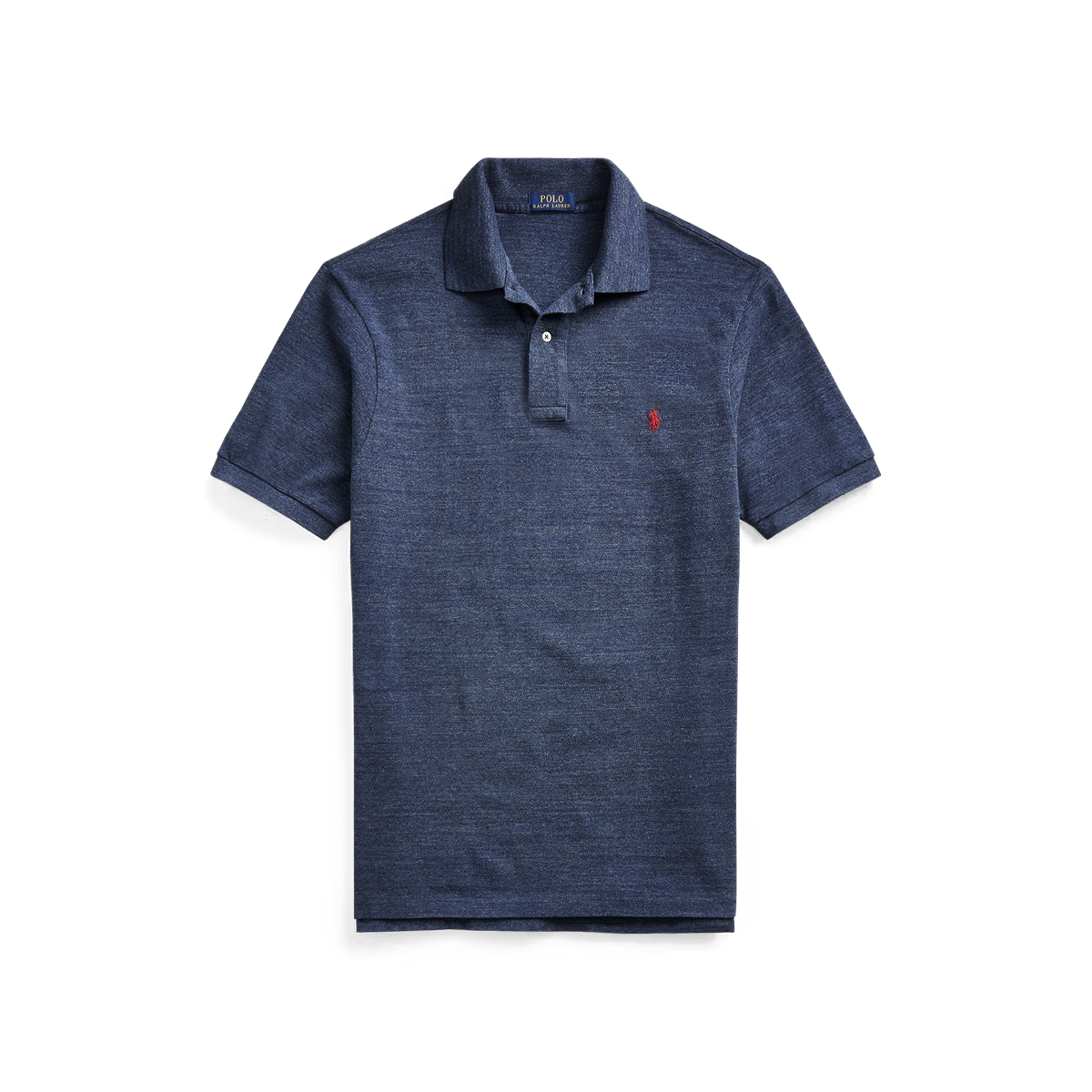 Polo Ralph Lauren Solid Mesh Polo Classic Fit Classic Royal Heather   Hajjar's Big & Tall Mens Clothing
