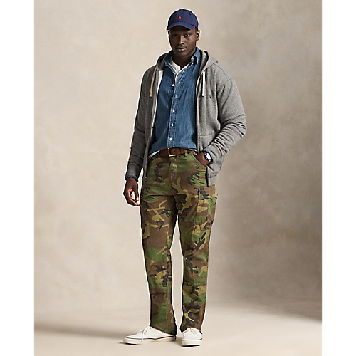 Polo Ralph Lauren Fleece Full Zip Sweatshirt Ash Grey Heather