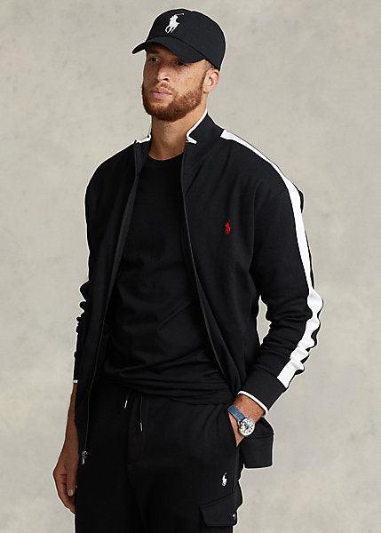 Polo Ralph Lauren Interlock Track Jacket Black - Hajjar's Big & Tall Mens Clothing