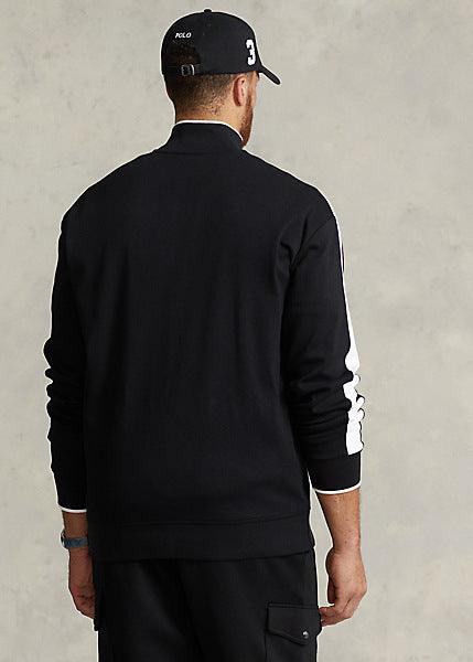 Polo Ralph Lauren Interlock Track Jacket Black - Hajjar's Big & Tall Mens Clothing