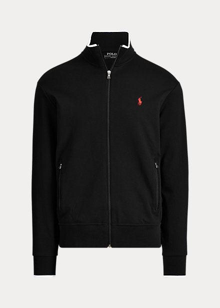Polo Ralph Lauren Interlock Track Jacket Black - Hajjar's Big & Tall Mens Clothing