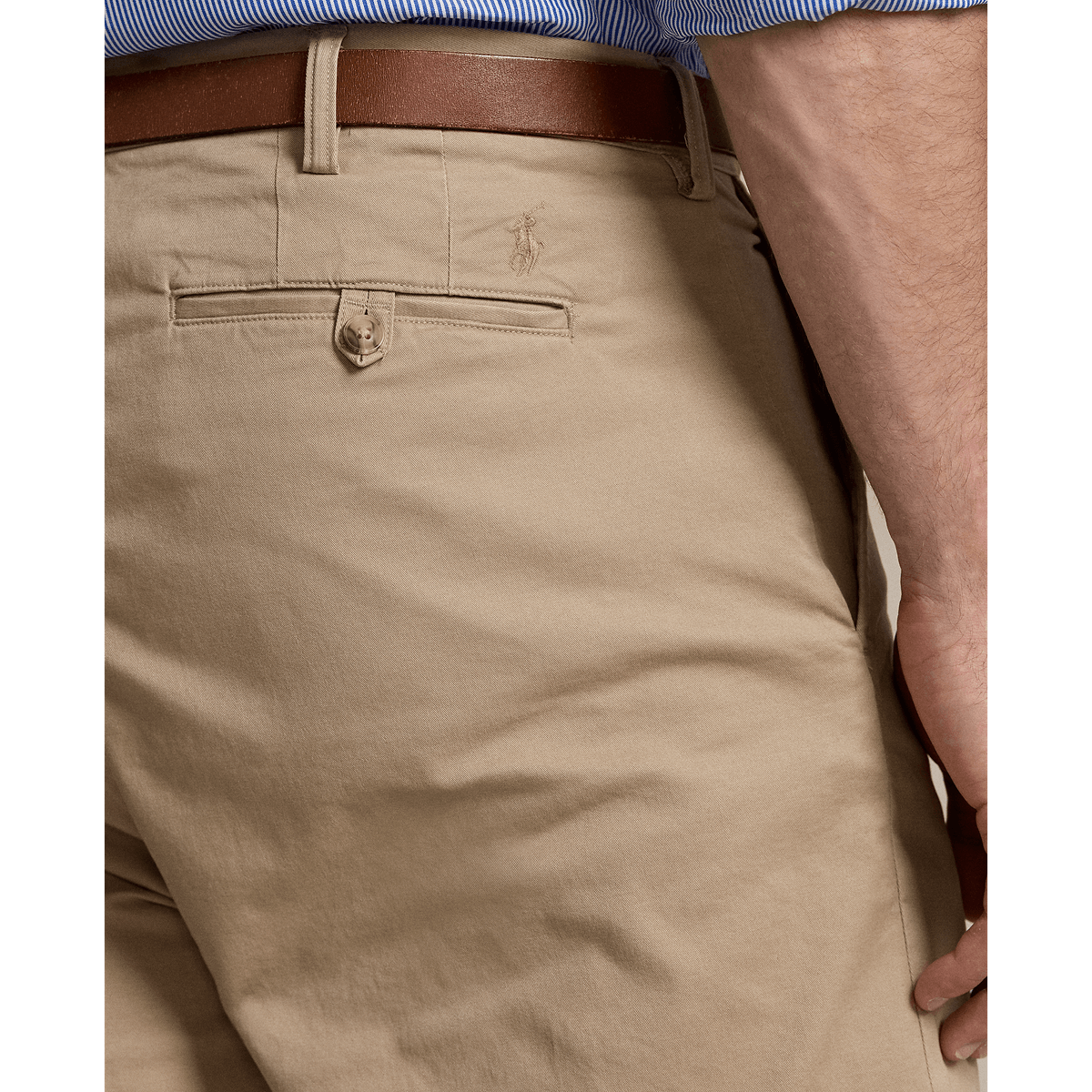 Polo Ralph Lauren Stretch Chino Pant Khaki Tan - Hajjar's Big & Tall Mens Clothing