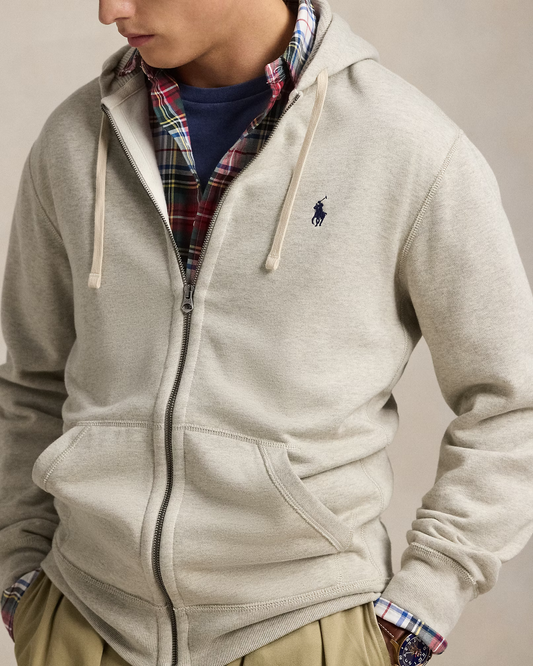 Polo Ralph Lauren Fleece Full Zip Sweatshirt Light Sport Heather