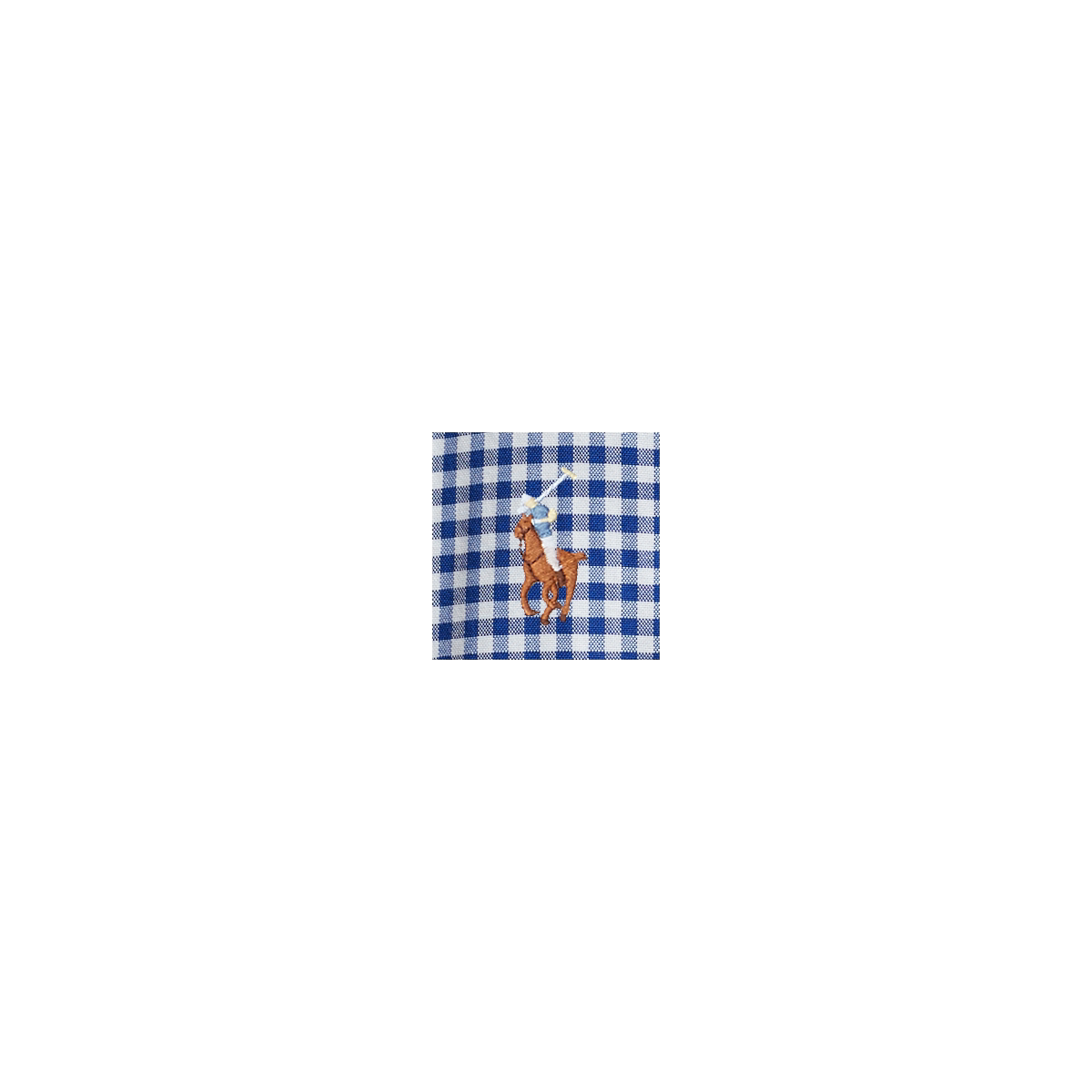 Polo Ralph Lauren Classic Fit Check Oxford Shirt Blue Gingham
