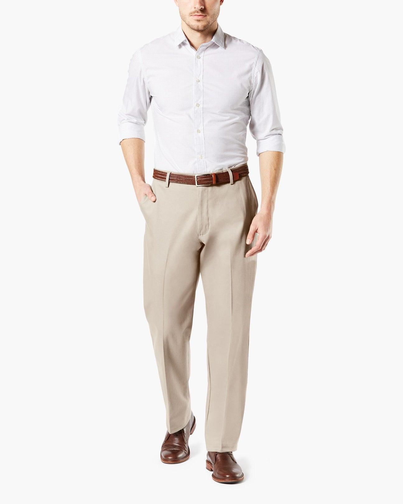 Dockers Flat Front Khakis Cloud – Hajjar's Big & Tall Mens Clothing Dockers Flat Front Khakis Cloud – Hajjar's Big & Tall Mens Clothing