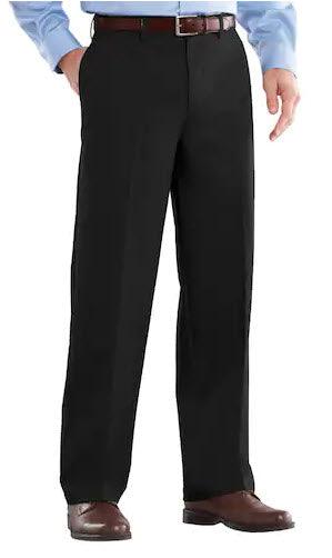 Antonio Parillo Suit Separate Pant Black Solid - Hajjar's Big & Tall Mens Clothing